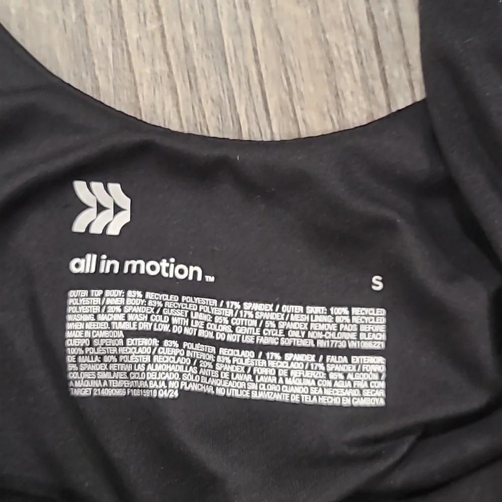 All in Motion Black Pleated Dress - Picture 5 of 5